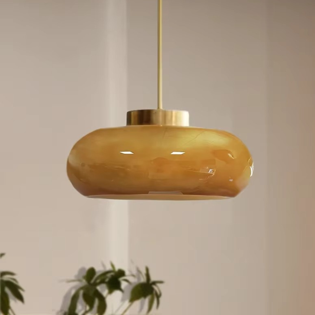 The Glorix Minimalist Glass Pendant Ceiling Light