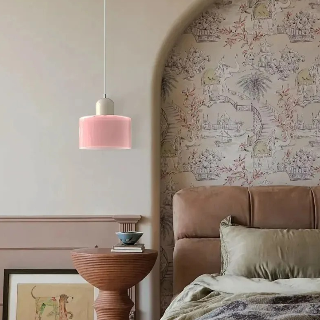 The Glorva Colourful Glass Chandelier Ceiling Light