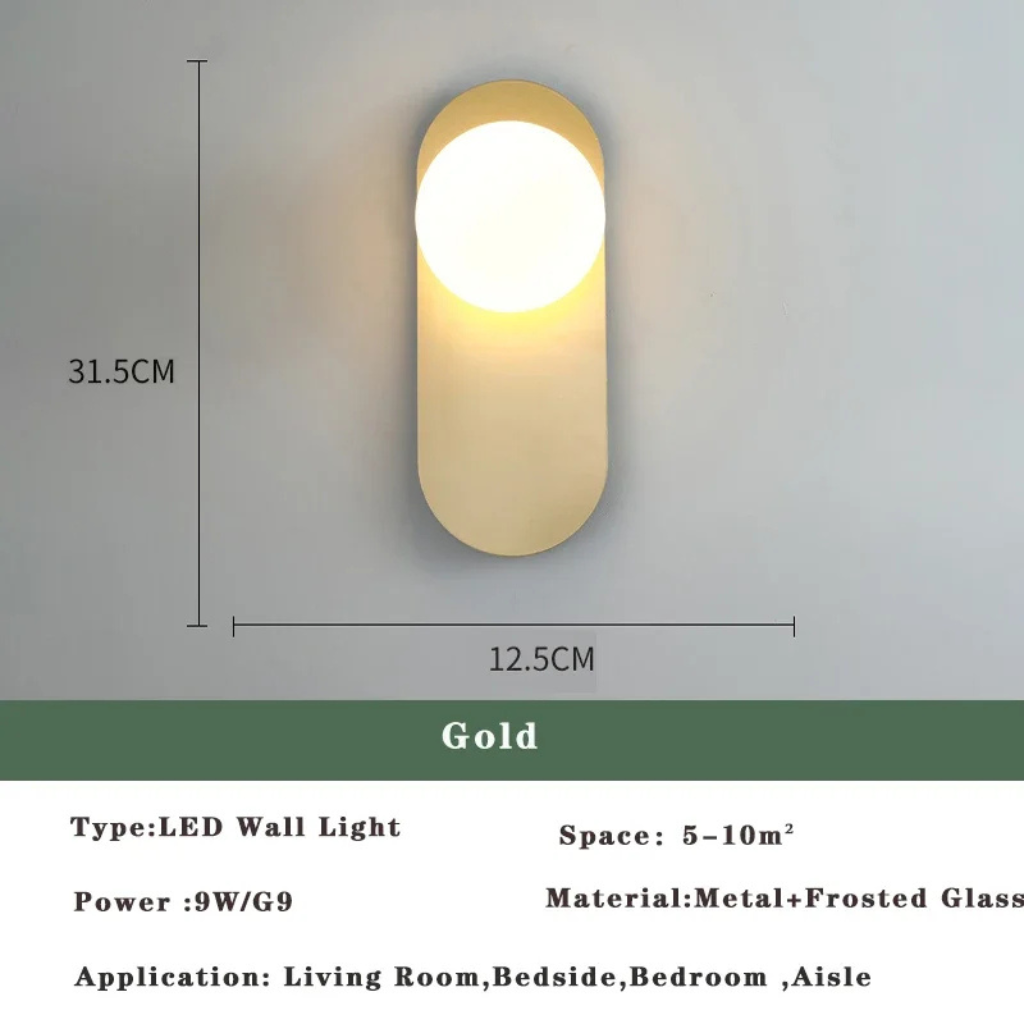 The Goldaire Nordic Modern LED Wall Light