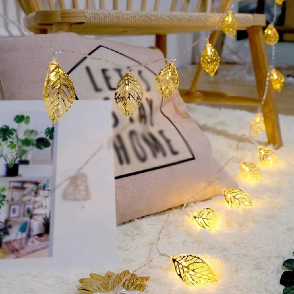 The Goldora Leaf String Lights