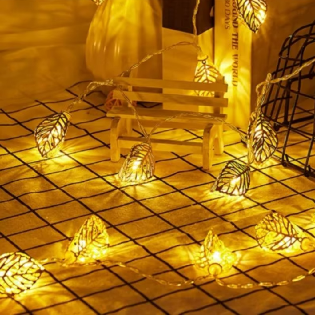 The Goldora Leaf String Lights