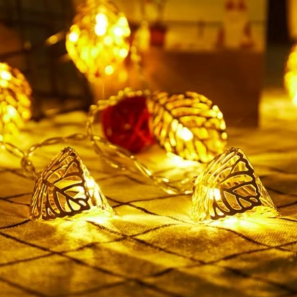 The Goldora Leaf String Lights