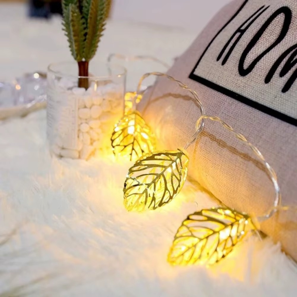 The Goldora Leaf String Lights