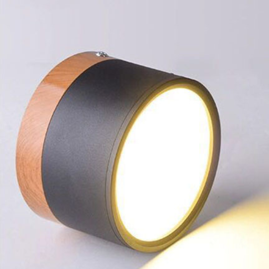 The Gravelle Nordic Wood Grain Dimmable LED Downlight