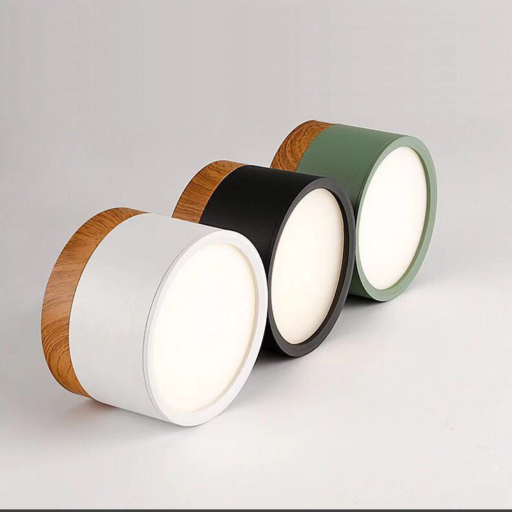 The Gravelle Nordic Wood Grain Dimmable LED Downlight