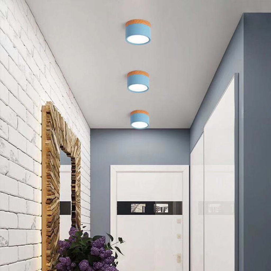 The Gravelle Nordic Wood Grain Dimmable LED Downlight