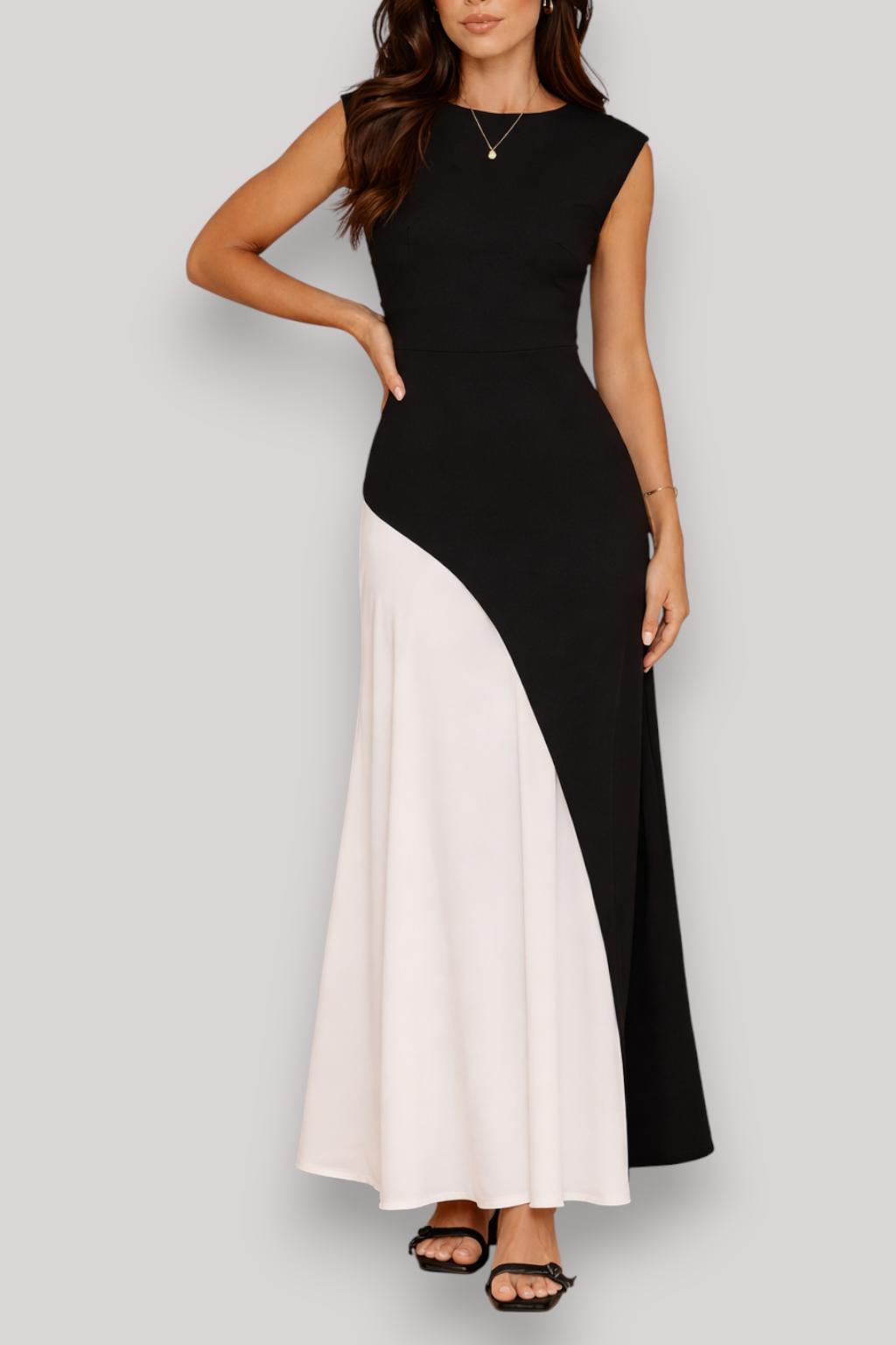 The Hannah Women's Contrasting Maxi Dress