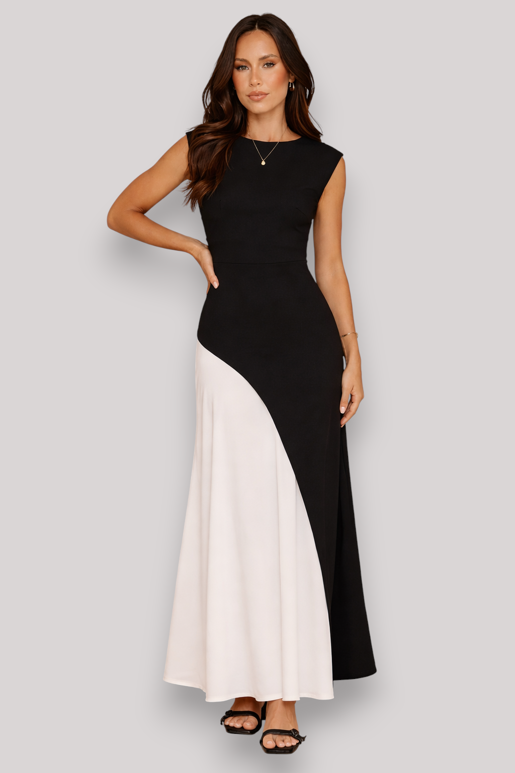 The Hannah Women's Contrasting Maxi Dress