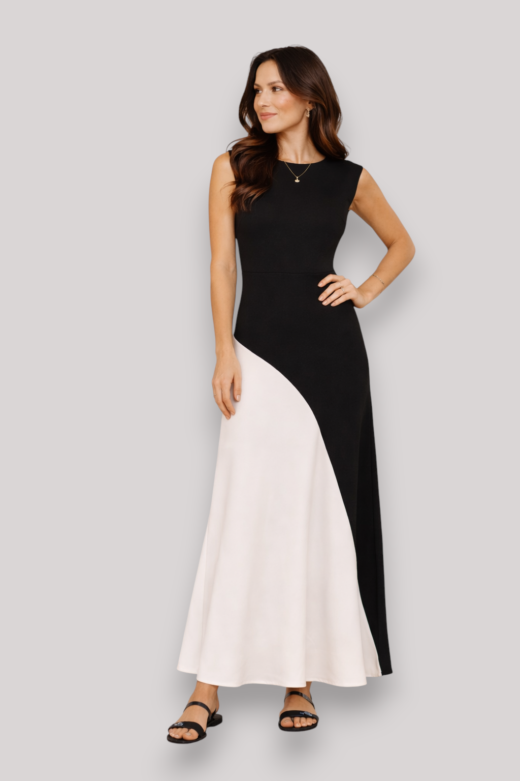 The Hannah Women's Contrasting Maxi Dress