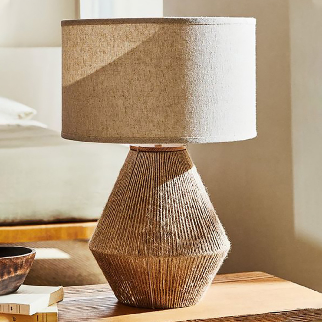 The Hemplune Japanese Wabi Sabi Table Lamp