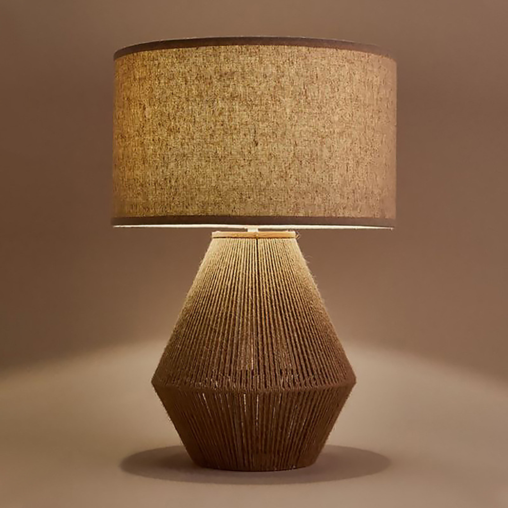 The Hemplune Japanese Wabi Sabi Table Lamp