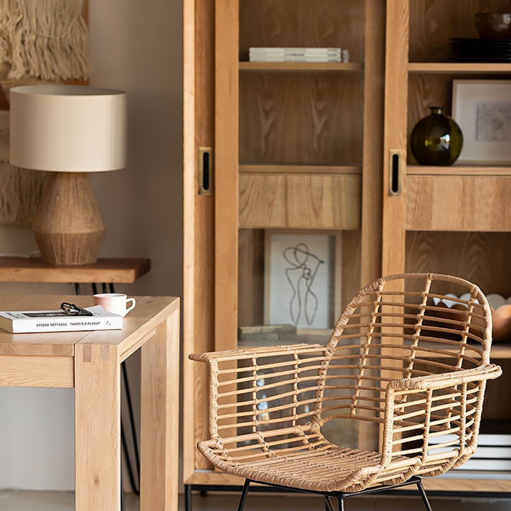 The Hemplune Japanese Wabi Sabi Table Lamp