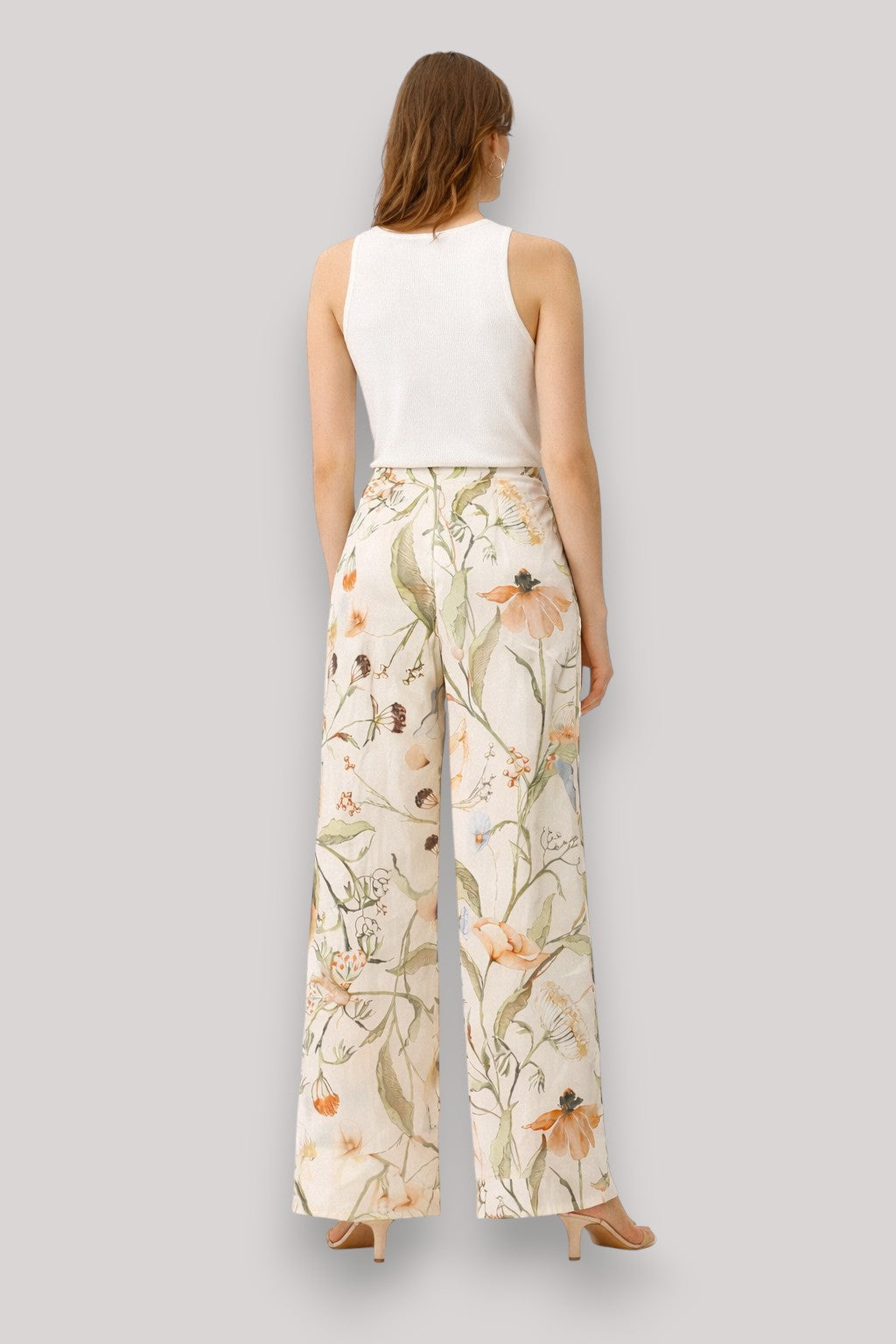 The Holly Women's Floral Wide Leg Trousers