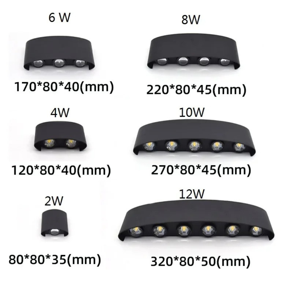 The Hydrolia Waterproof LED Wall Light