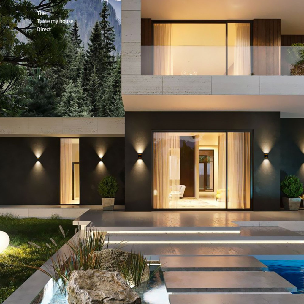 The Hydrora Waterproof LED Outdoor Wall Light