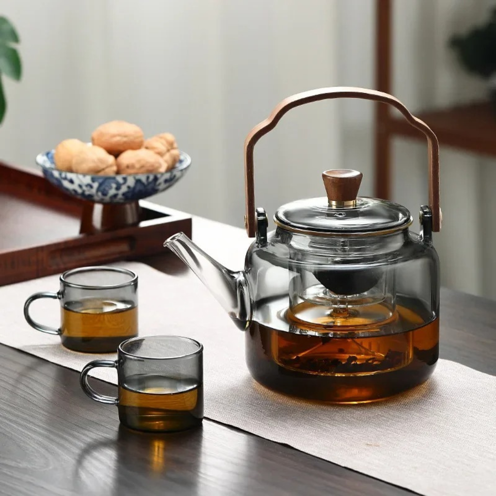 The Infusia Heat Resistant Tea Kettle With Removable Infuser