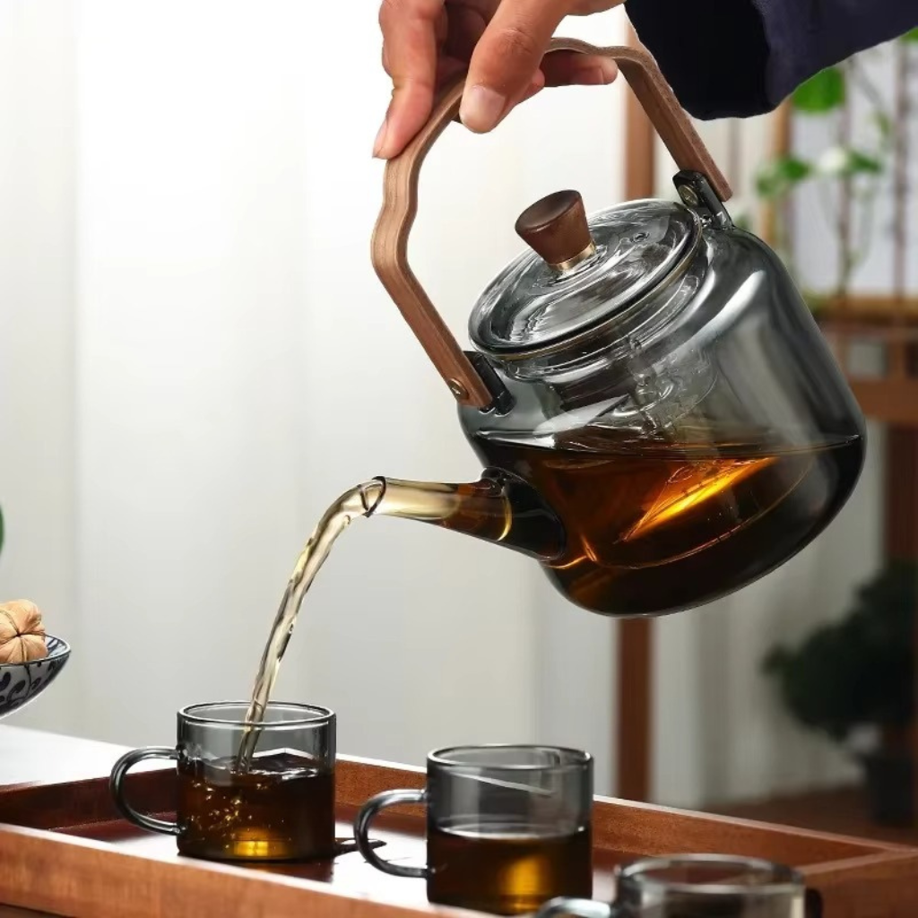The Infusia Heat Resistant Tea Kettle With Removable Infuser