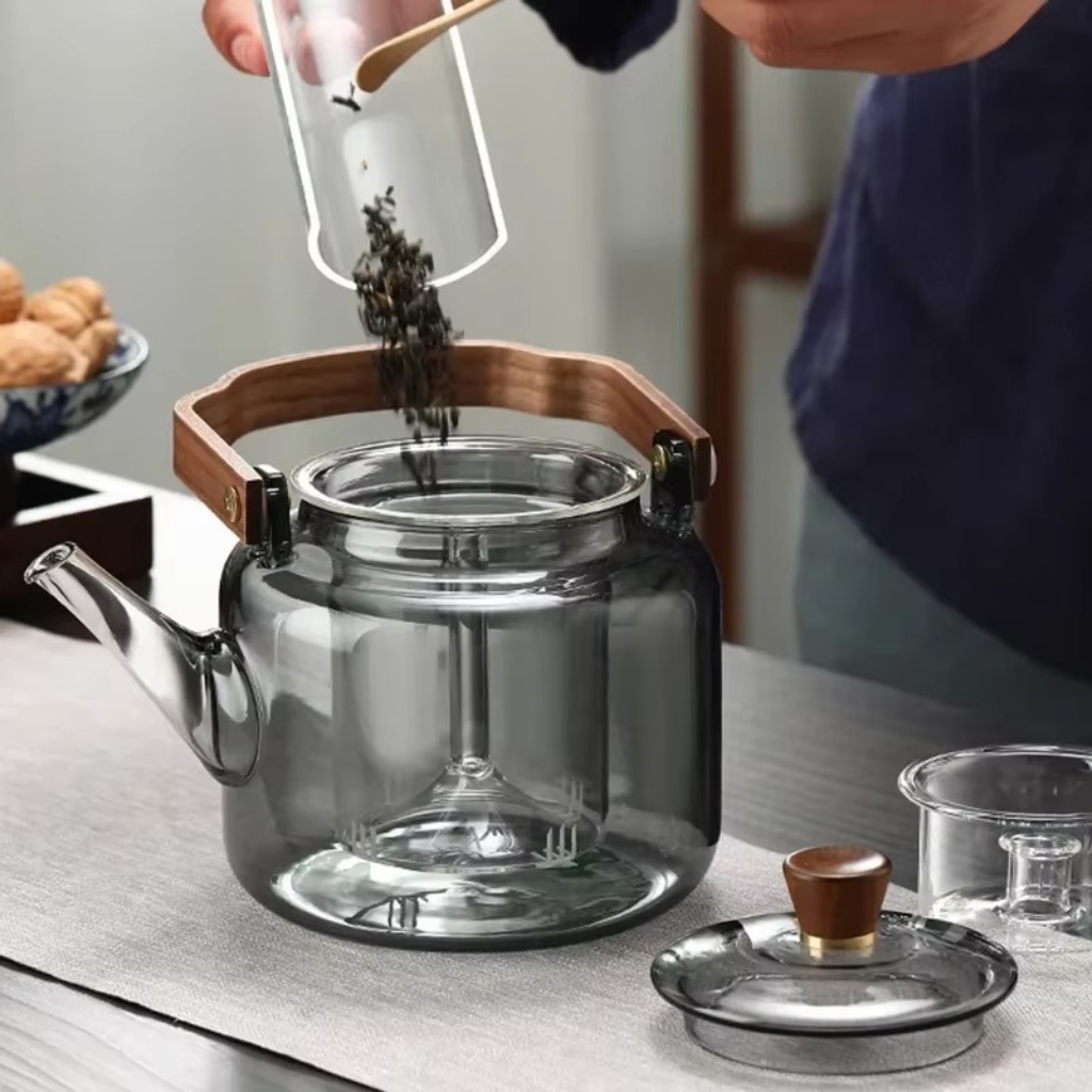 The Infusia Heat Resistant Tea Kettle With Removable Infuser