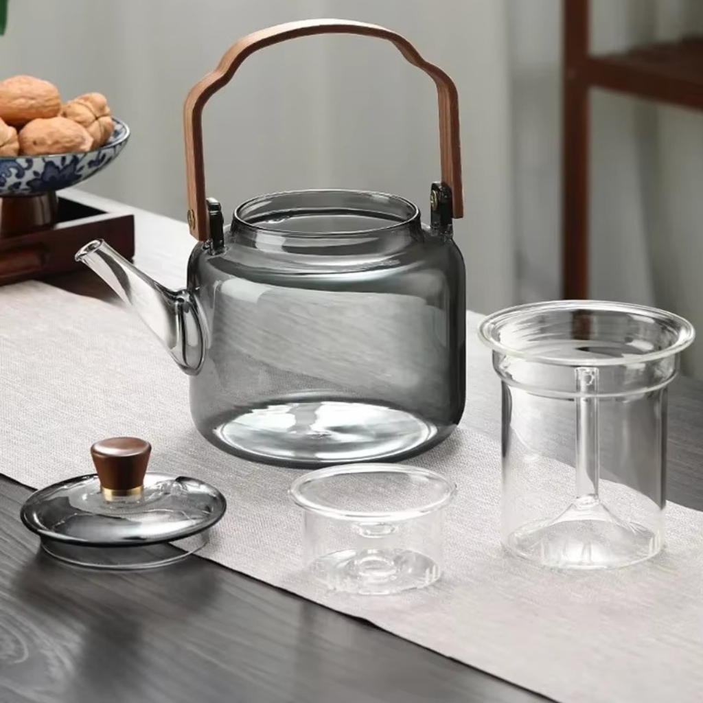 The Infusia Heat Resistant Tea Kettle With Removable Infuser