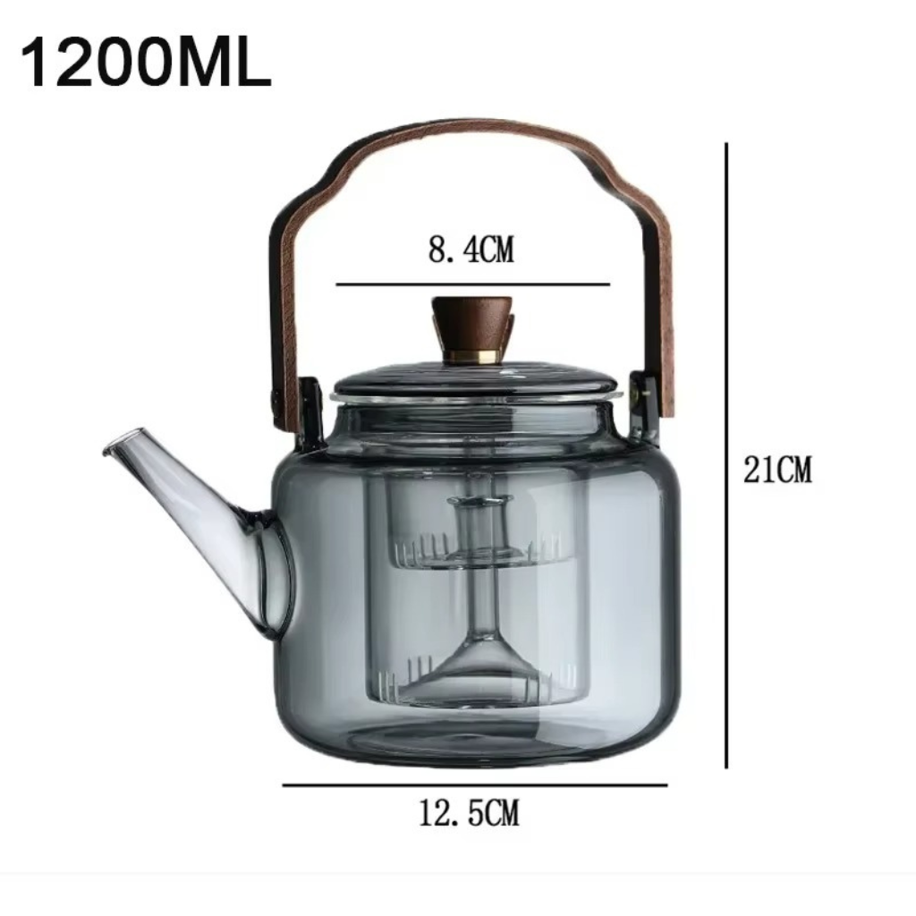 The Infusia Heat Resistant Tea Kettle With Removable Infuser
