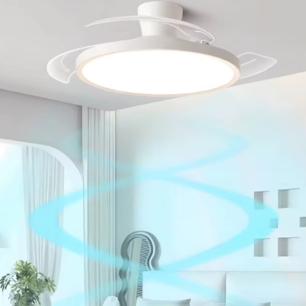 The Invisix Ceiling Fan With LED Light