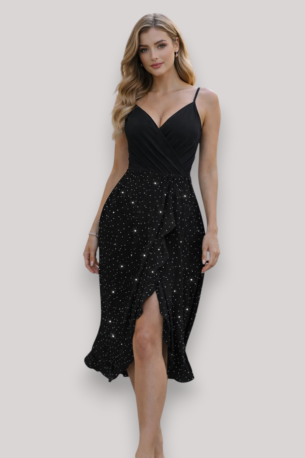 The Isla Women's High Split Midi Dress