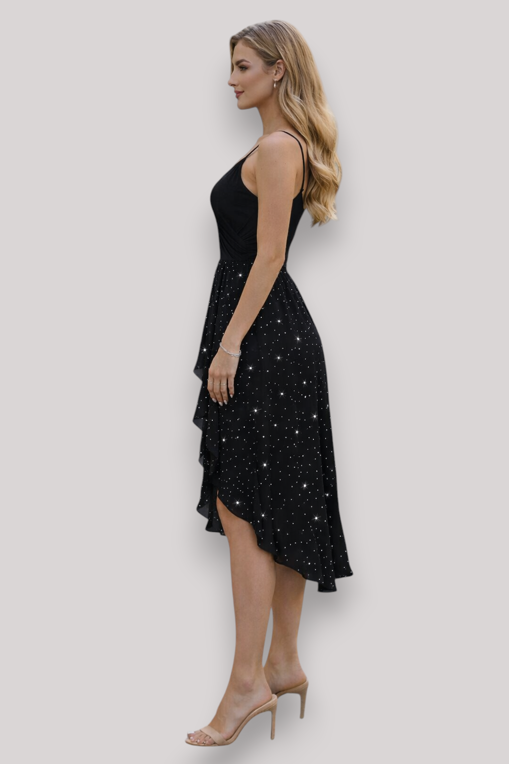 The Isla Women's High Split Midi Dress