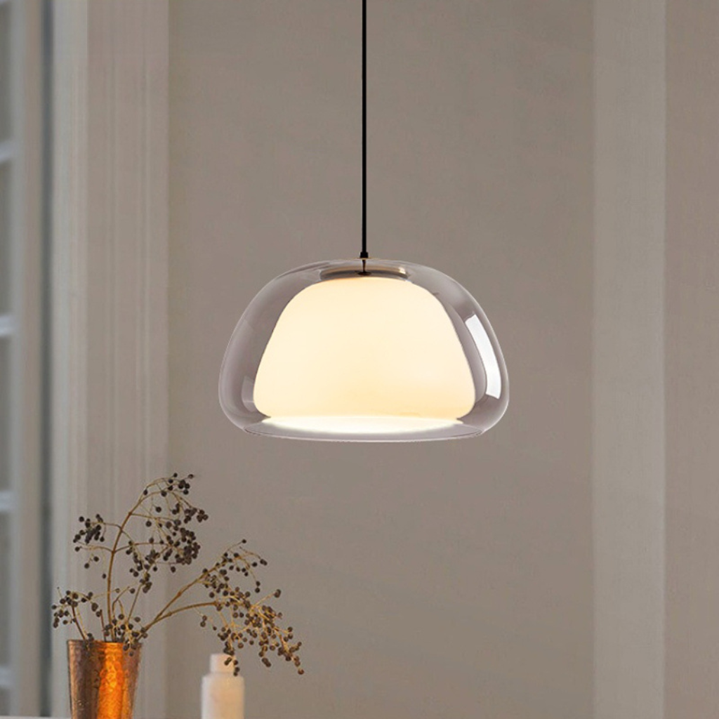 The Jellora Danish Style Glass Pendant Light