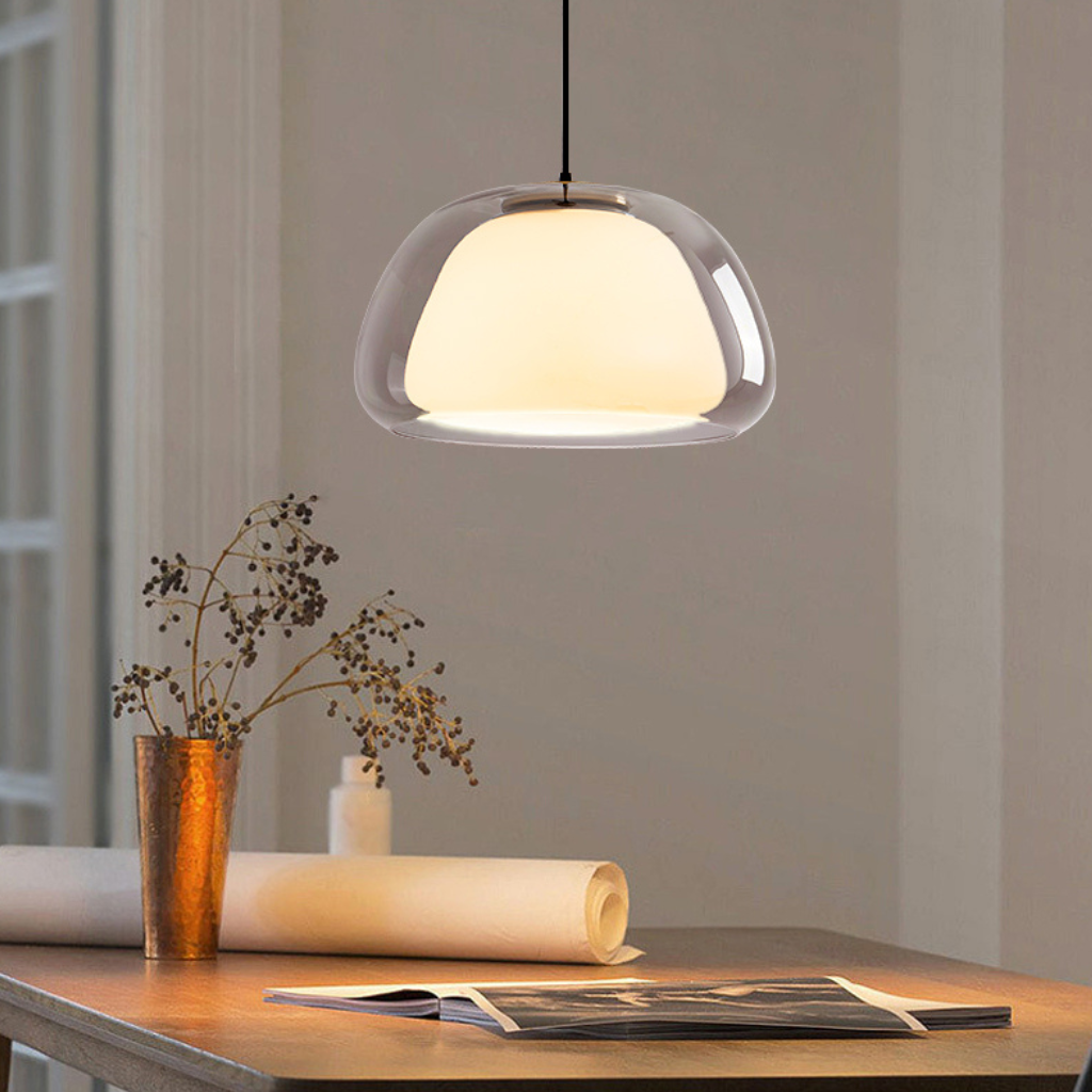 The Jellora Danish Style Glass Pendant Light