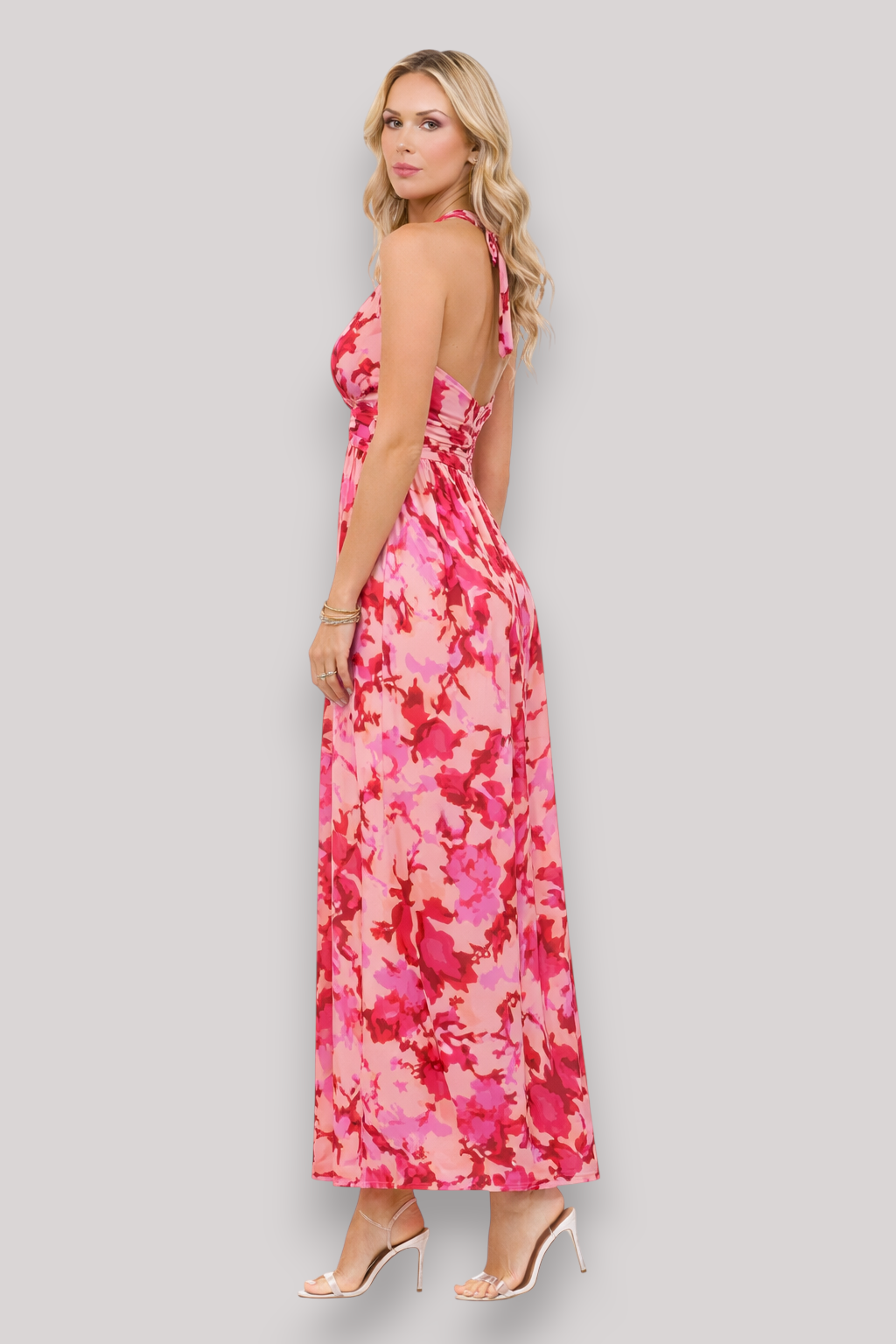 The Juliet Women's High Waist Midi Dress