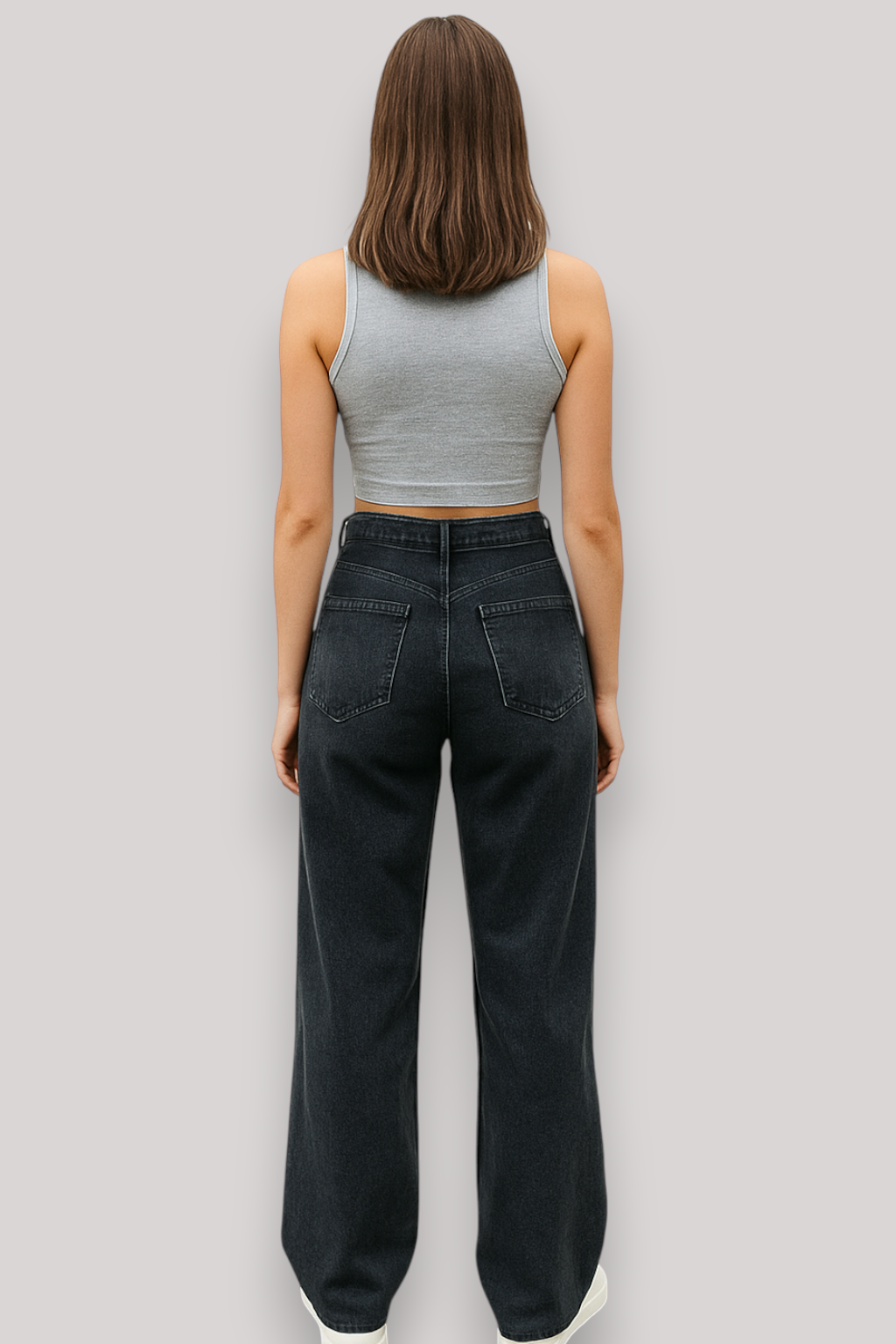 The Keaton Womens Low Rise Jeans Straight Leg Distressed Denim