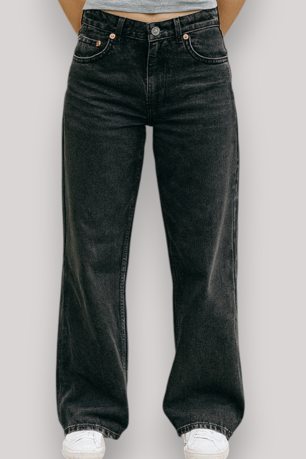 The Keaton Womens Low Rise Jeans Straight Leg Distressed Denim