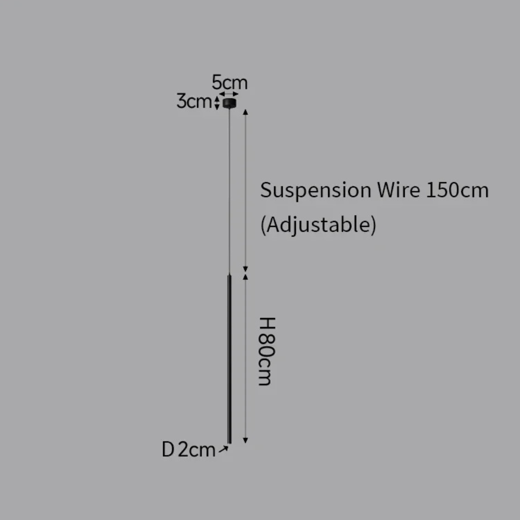 The Lineara Minimalist Modern LED Pendant Light