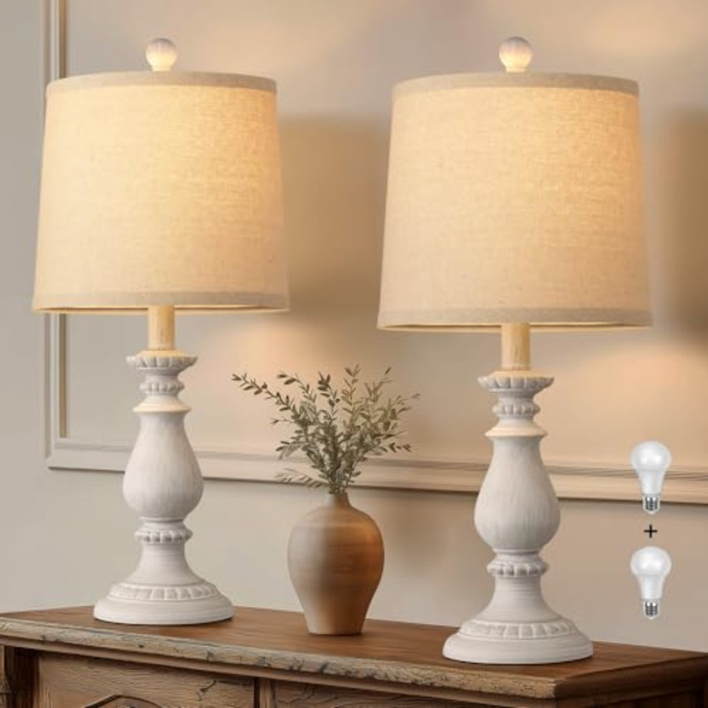 The Linena Fabric Modern Linen Table Lamp