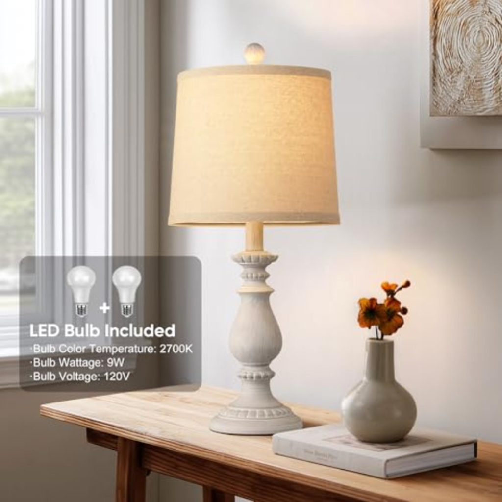 The Linena Fabric Modern Linen Table Lamp
