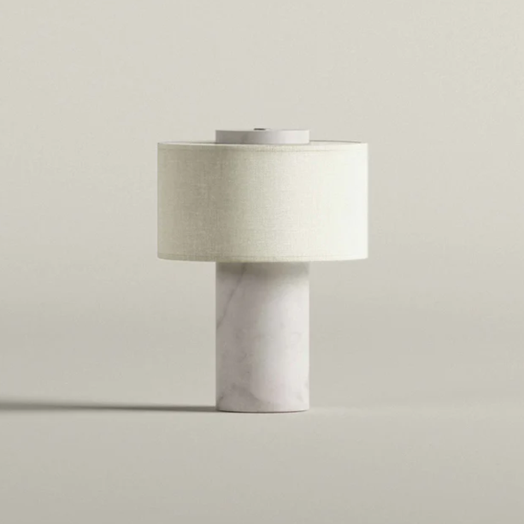 The Linvora Cordless Marble Table Lamp