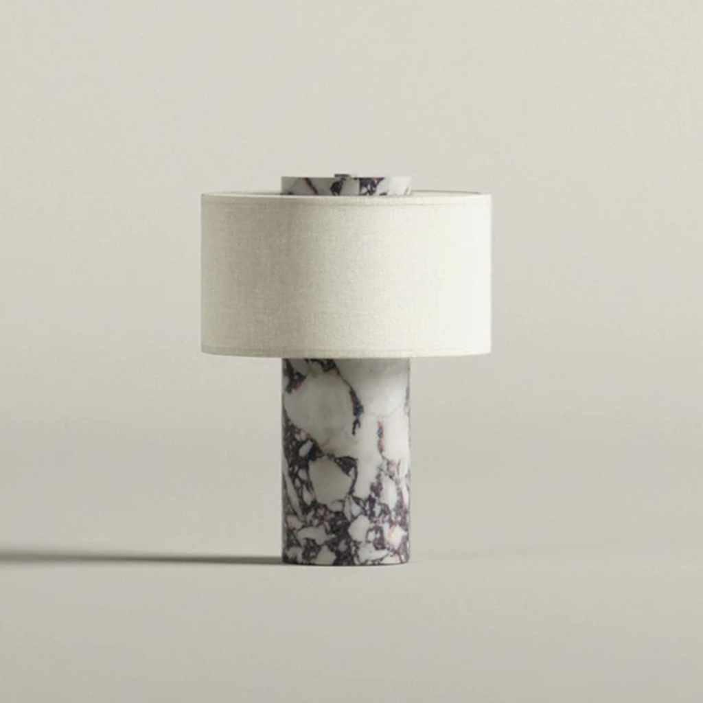 The Linvora Cordless Marble Table Lamp