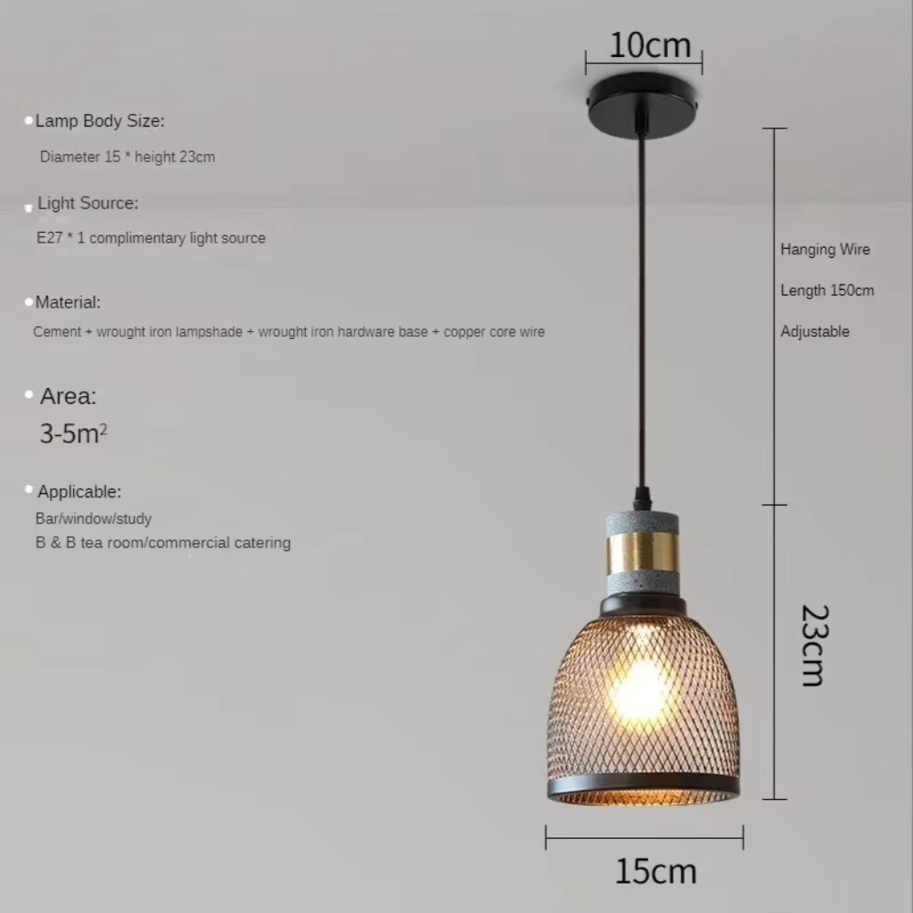 The Loftara Retro LED Pendant Light