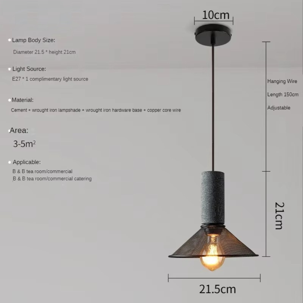 The Loftara Retro LED Pendant Light