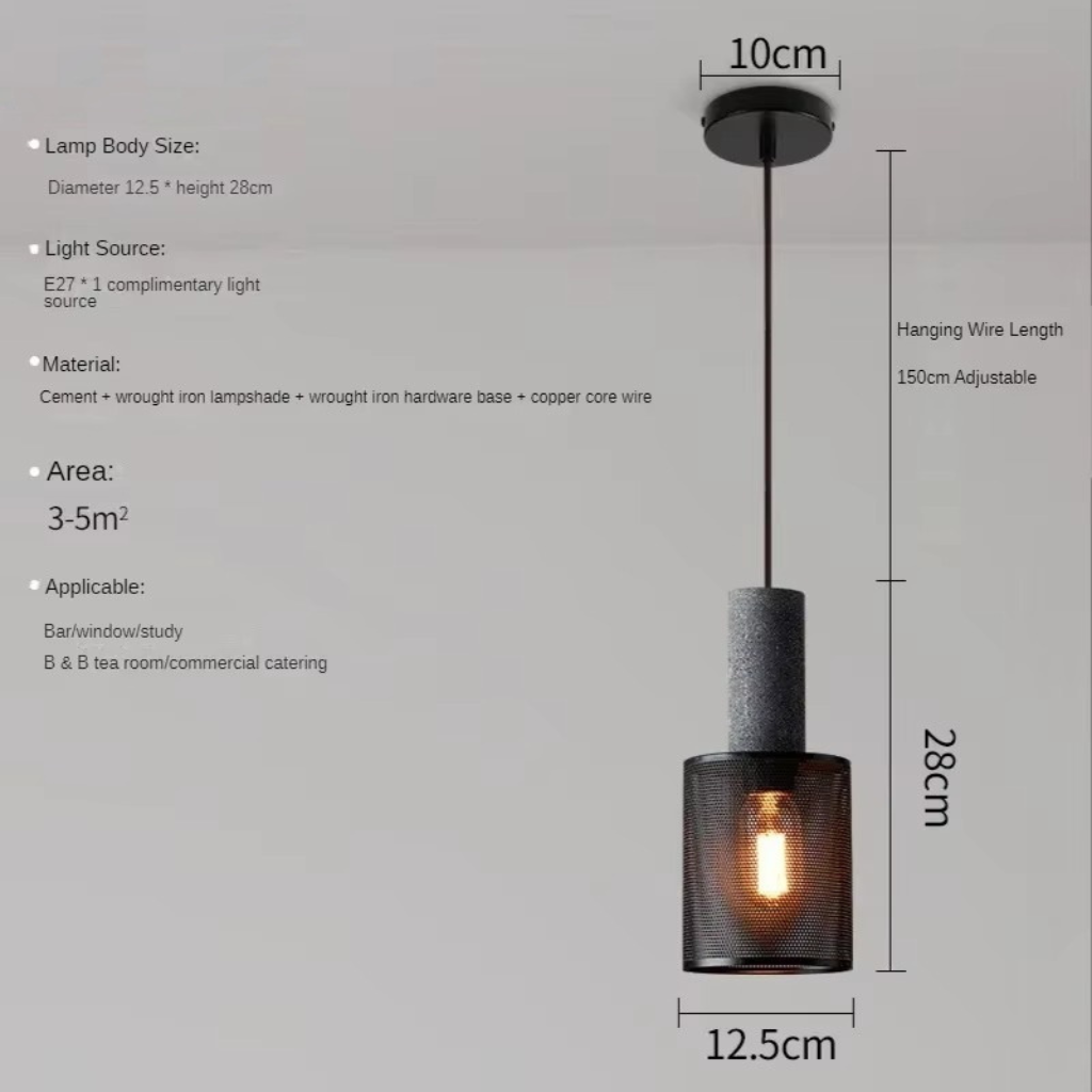 The Loftara Retro LED Pendant Light