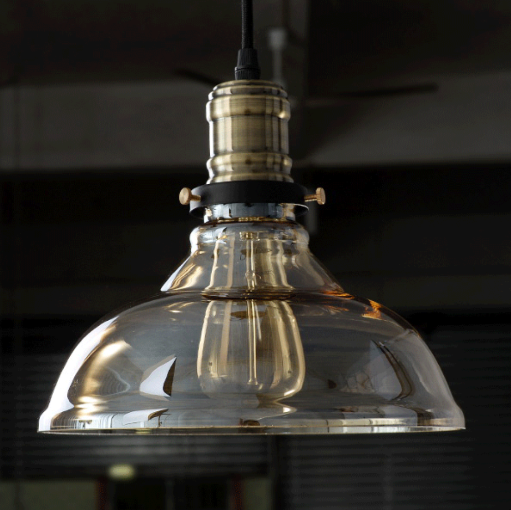 The Loftier Nordic Retro Glass Pendant Light