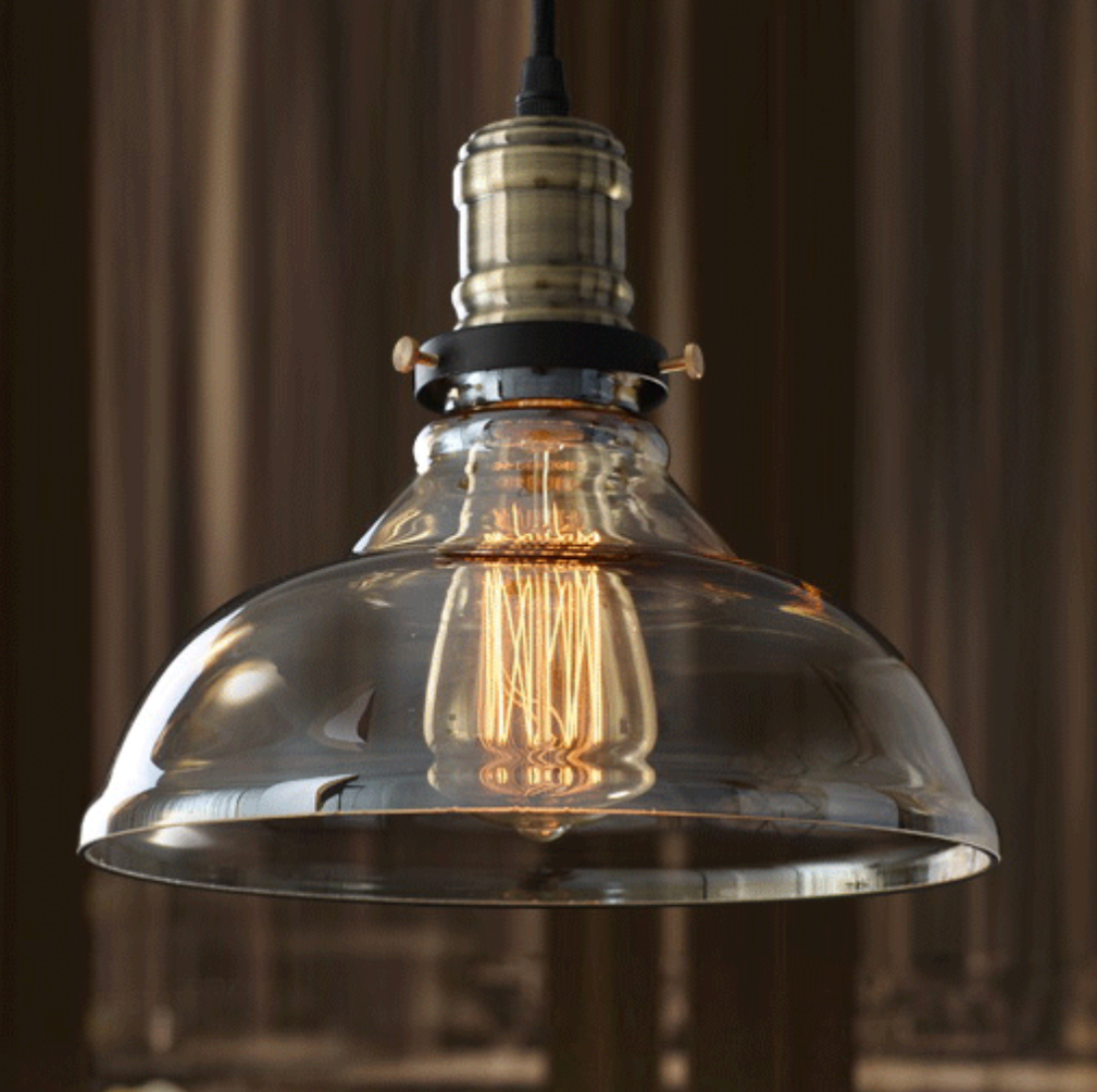 The Loftier Nordic Retro Glass Pendant Light