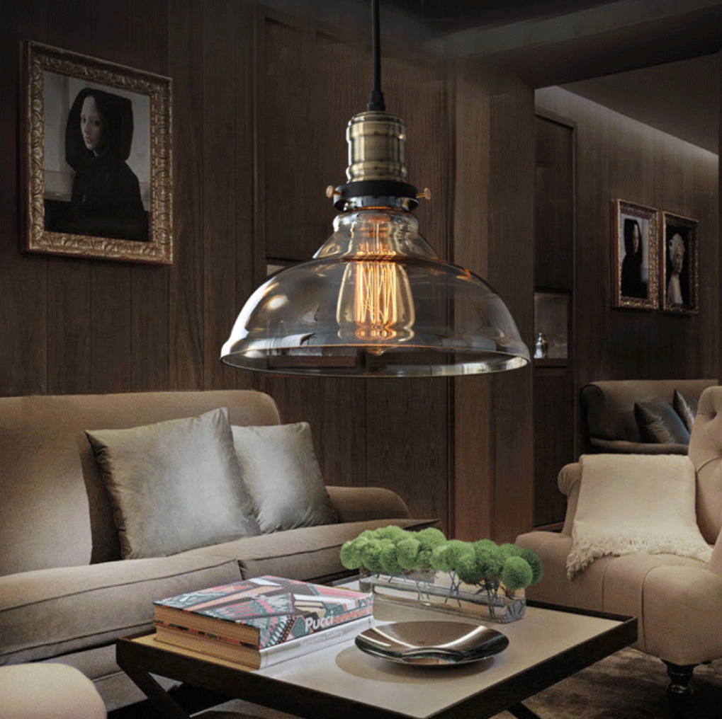 The Loftier Nordic Retro Glass Pendant Light