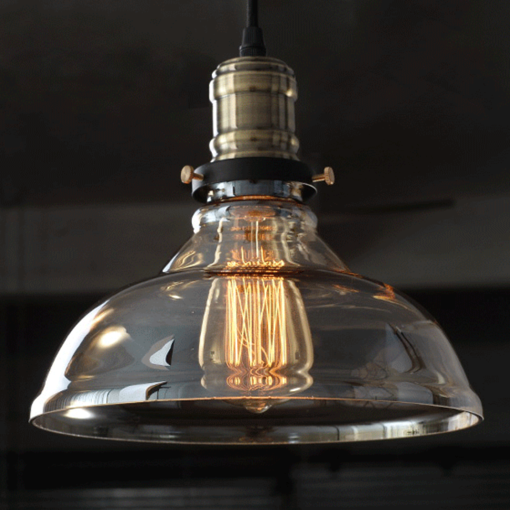 The Loftier Nordic Retro Glass Pendant Light