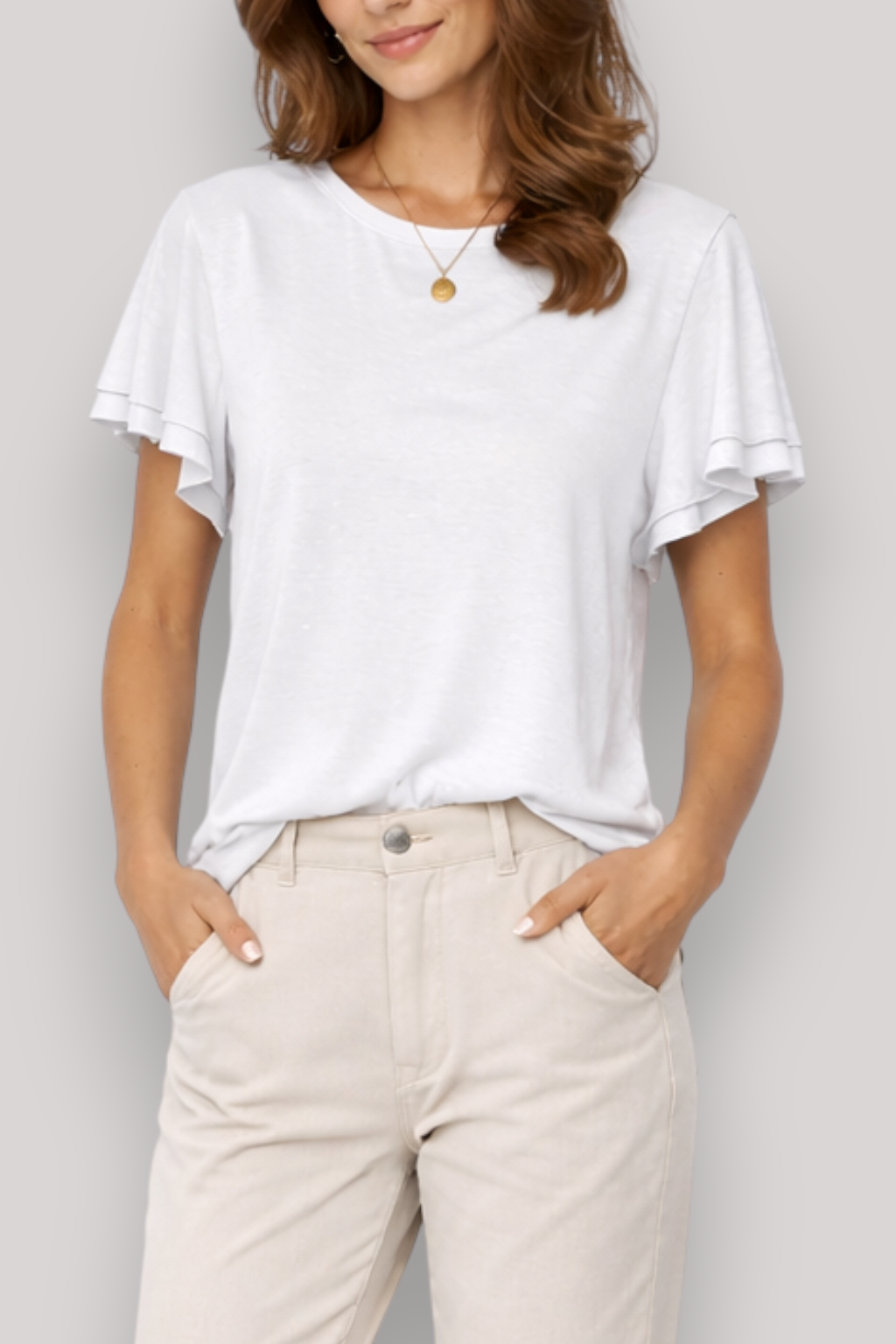 The Lorna Women's Short Sleeve T Shirt Crew Neck Summer Top