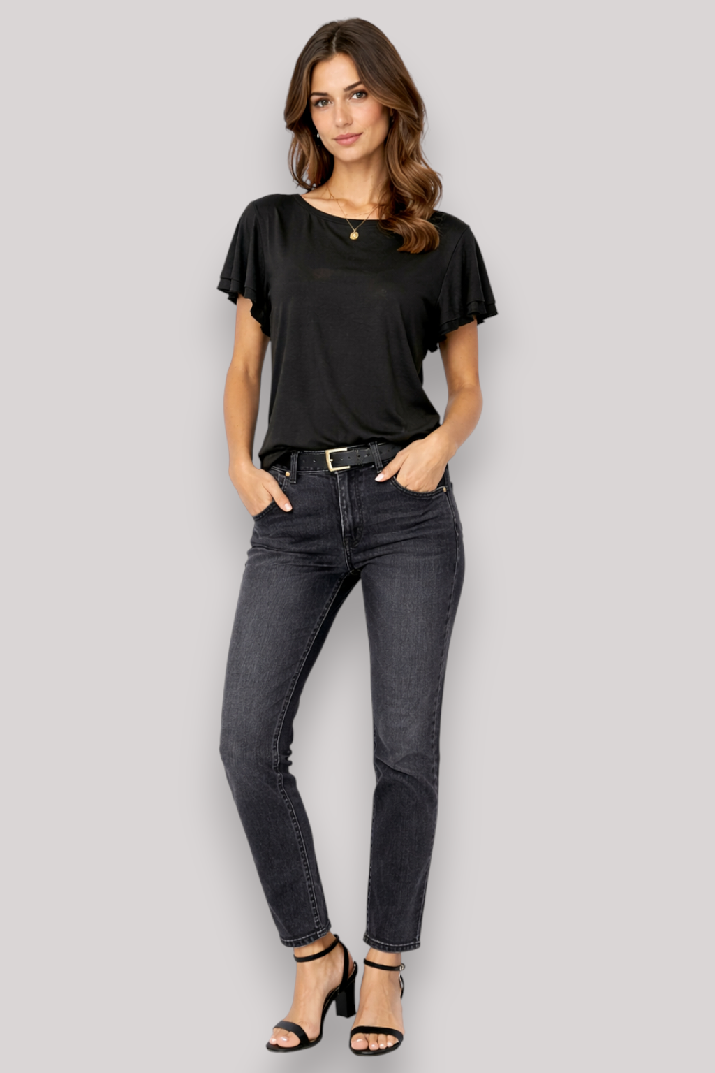 The Lorna Women's Short Sleeve T Shirt Crew Neck Summer Top