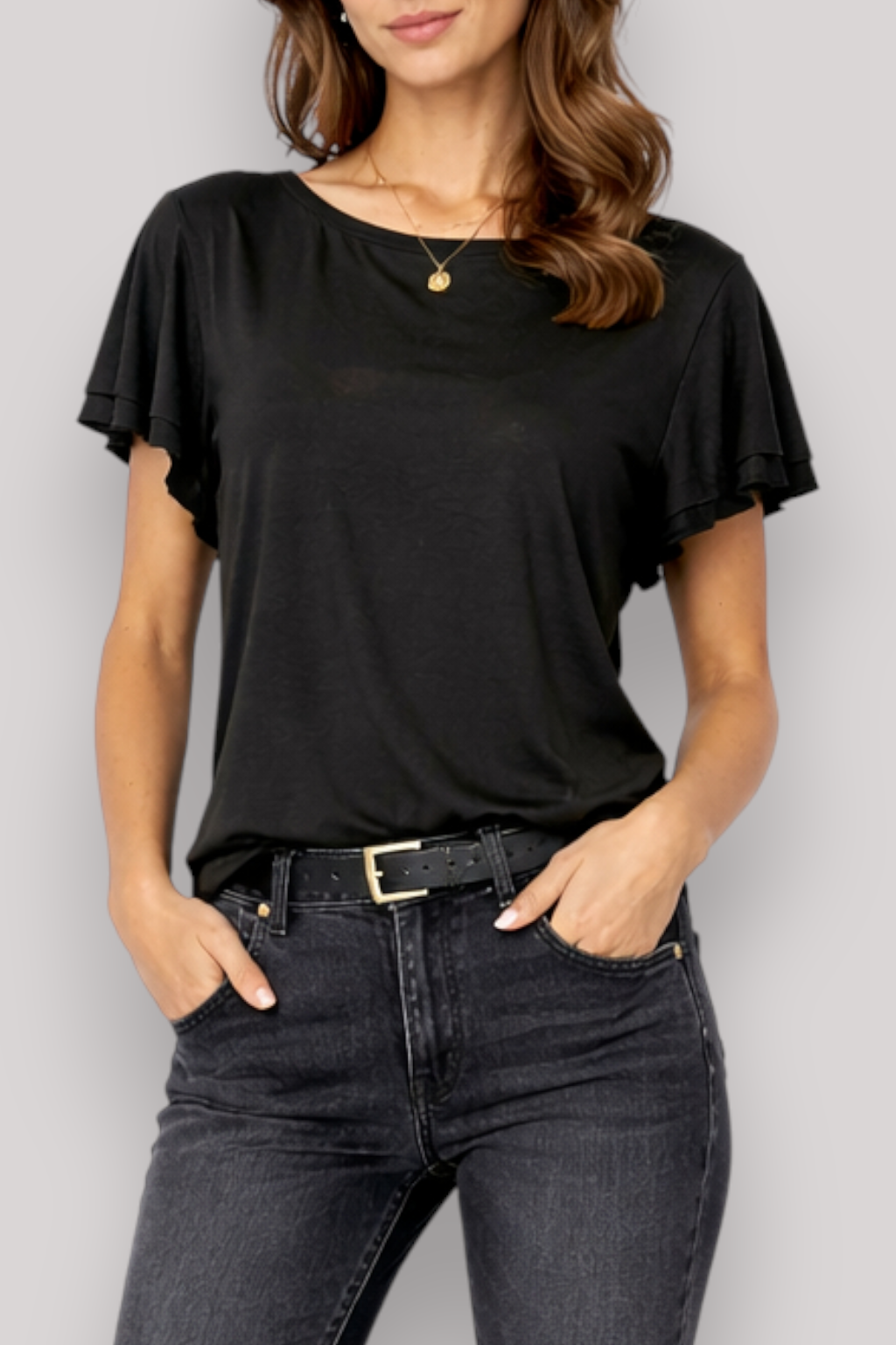 The Lorna Women's Short Sleeve T Shirt Crew Neck Summer Top