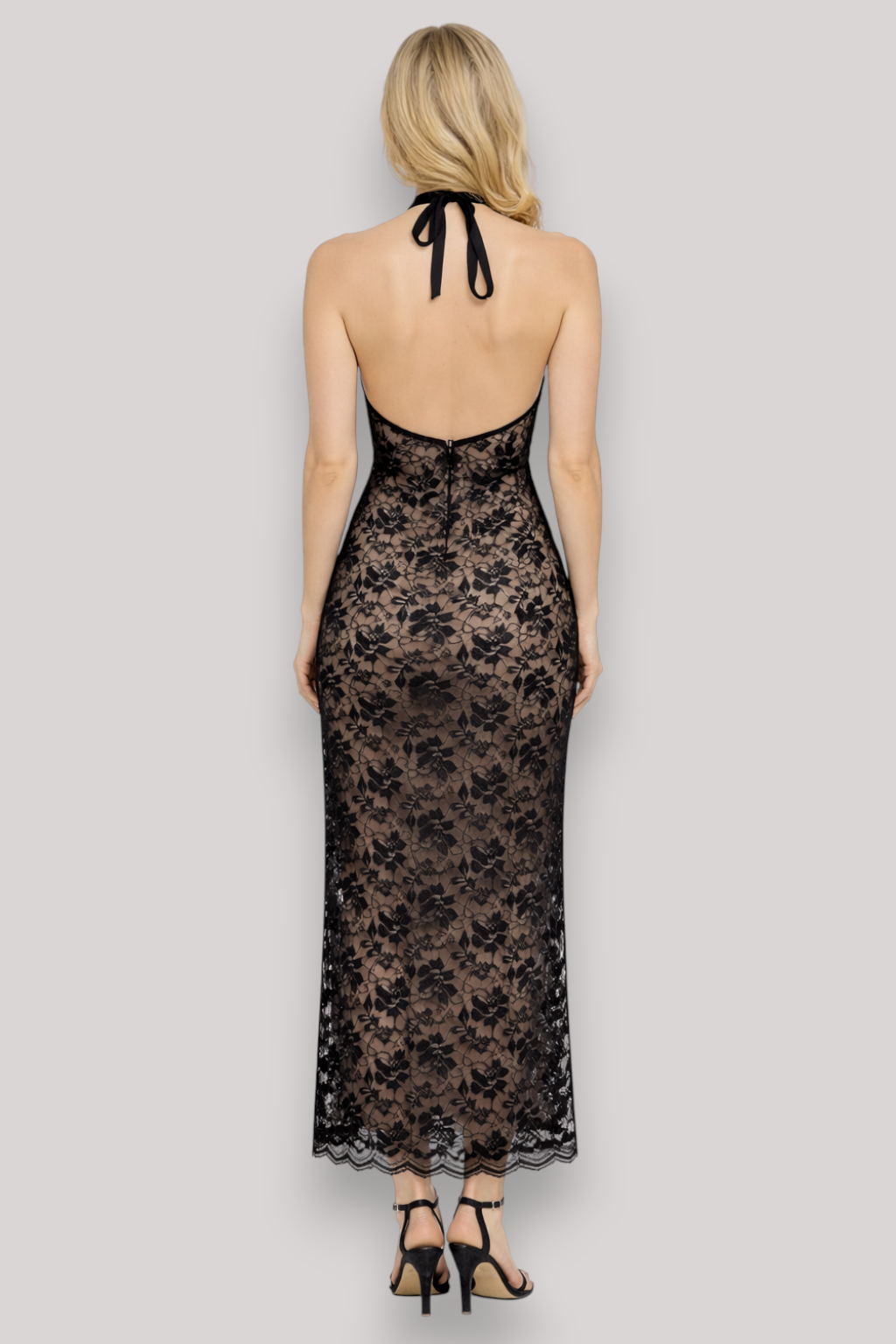 The Lucienne Women's Sleeveless Lace Dress