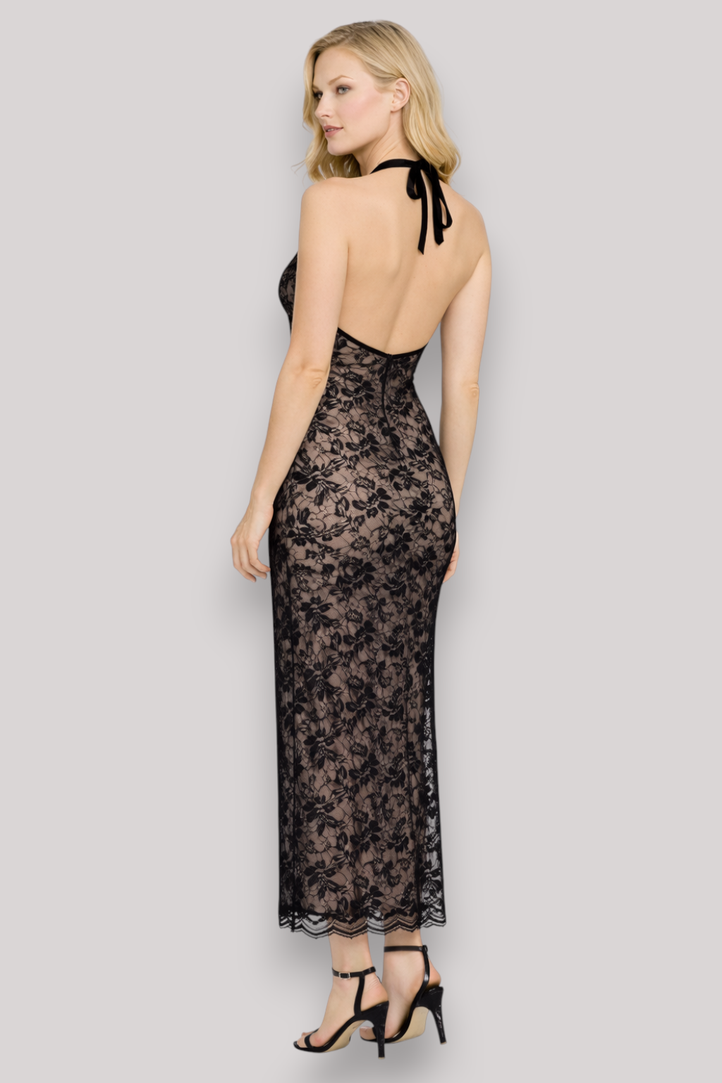 The Lucienne Women's Sleeveless Lace Dress