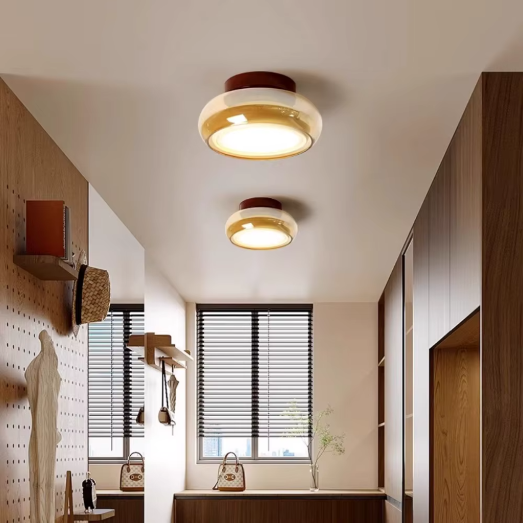 The Luma French Glass LED Wall Light